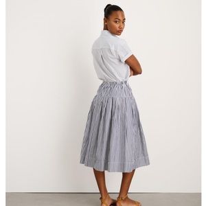 Alex Mill June pull on striped skirt, medium